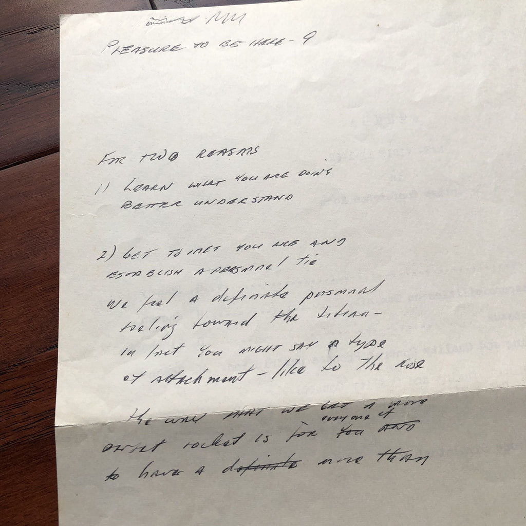 EDWARD H WHITE * Zarelli LOA * NASA ORIENTATION PAPERS + Autograph SPEECH 