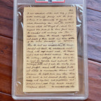 WASHINGTON IRVING * Manuscript Autograph Draft For COLUMBUS Bio Book Not Signed
