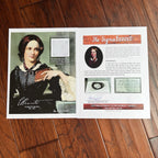 CHARLOTTE BRONTË * "Jane Eyre" Author Authentic Genuine HAIR STRAND Ellen Nussey