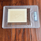 FRANK SINATRA & SAMMY DAVIS JR. * PSA * Autograph Card SIGNED * "Rat Pack" Duo