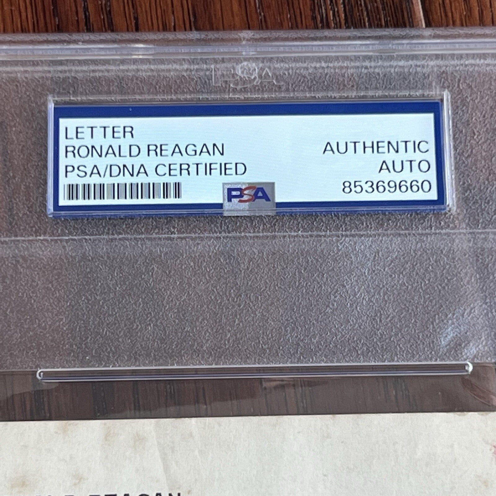 RONALD REAGAN * PSA * Handwritten Autograph Letter Signed Dutch 1980 Election