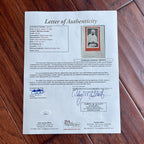 MAHATMA GANDHI * JSA * Double Signed AUTOGRAPH Photo * New Delhi