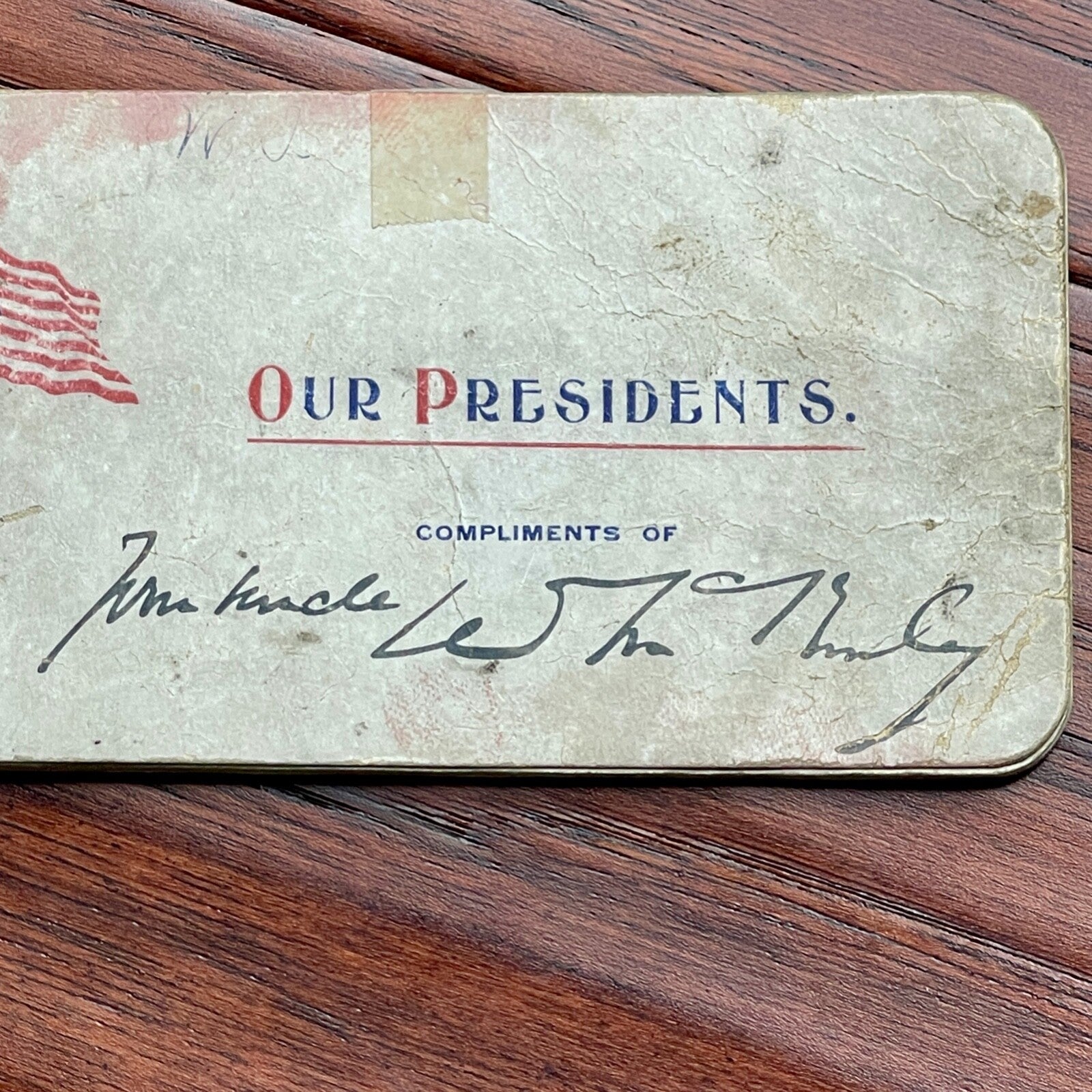 WILLIAM McKINLEY * PSA * Autograph OUR PRESIDENTS Oath of Office booklet SIGNED