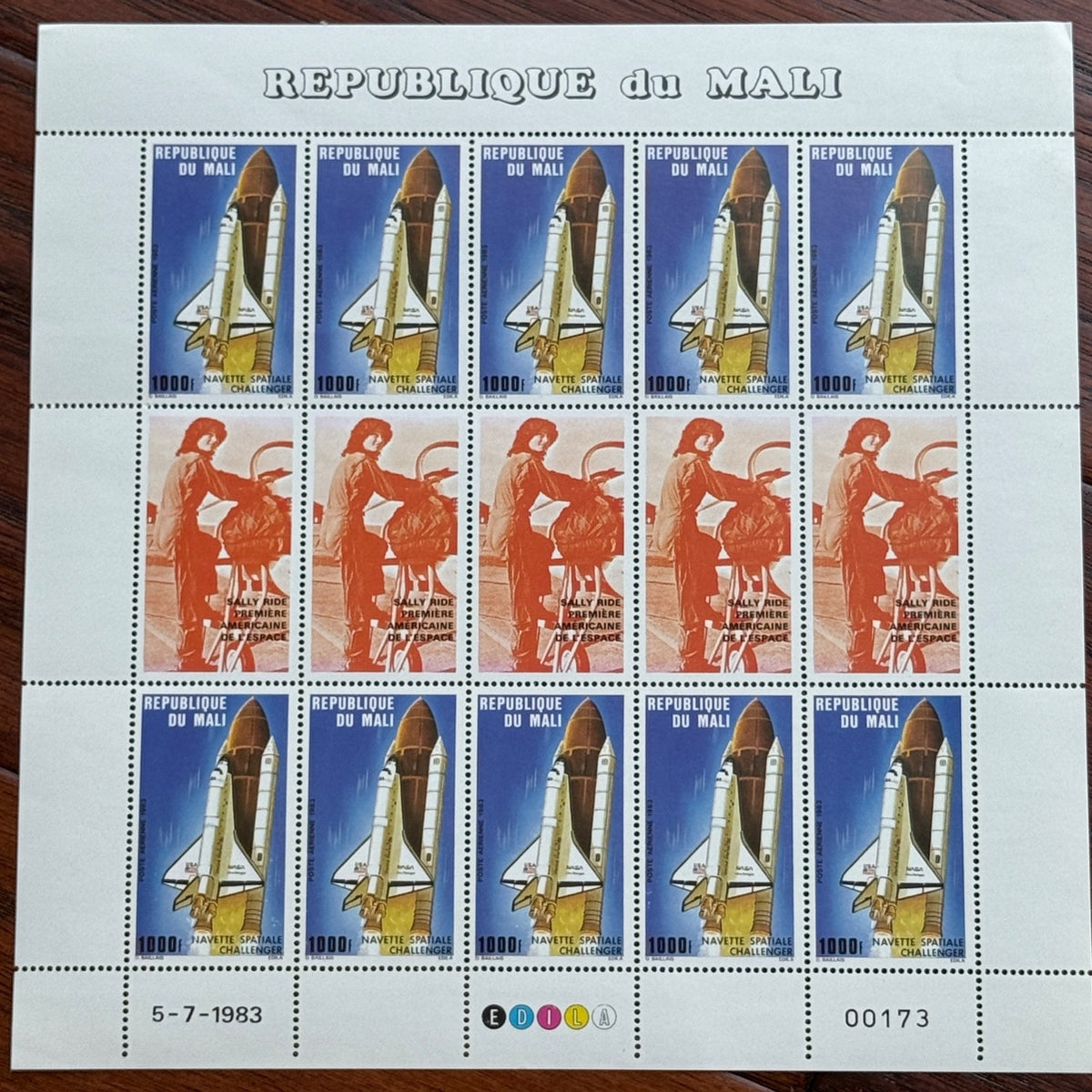 SALLY RIDE * Ride Estate COA * Her Owned Space Stamps EX: Smithsonian