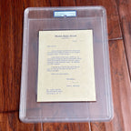 JOHN F. KENNEDY * PSA * "I WAS WRONG" AUTOGRAPH Letter Signed Nuclear Content