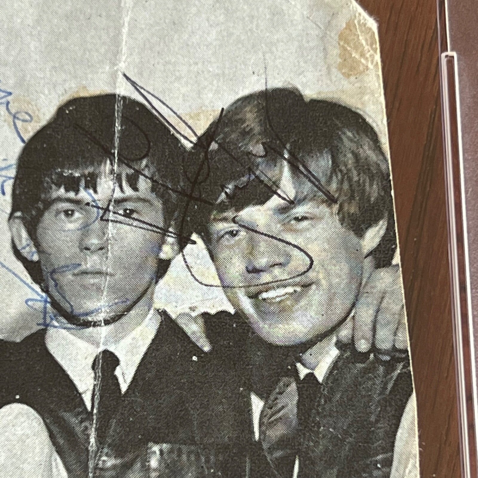 ROLLING STONES * PSA * AUTOGRAPH Full Set Mick Jagger Brian Jones PHOTO Signed