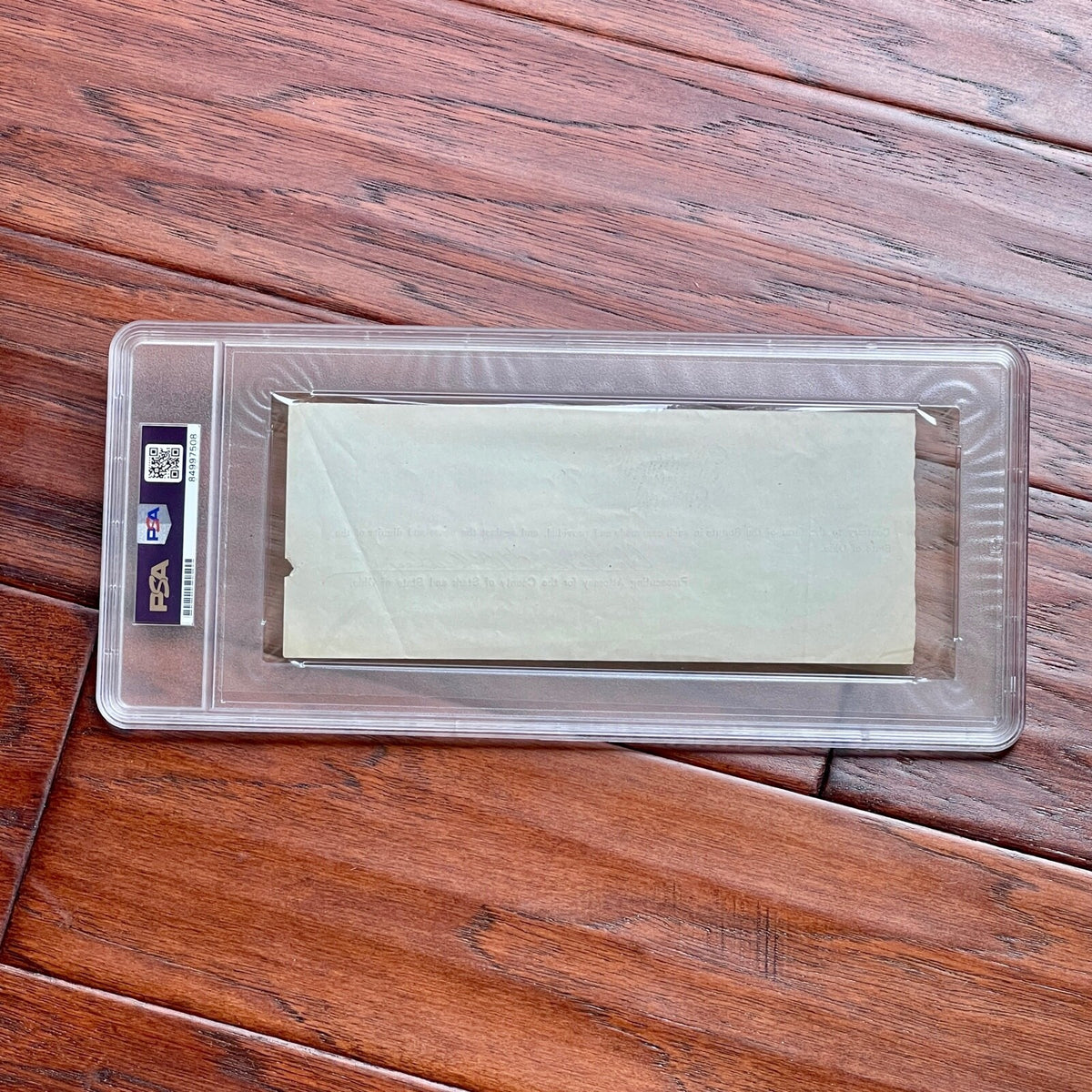 WILLIAM MCKINLEY * PSA/DNA Early Full Signature Autograph Signed As Lawyer Slab