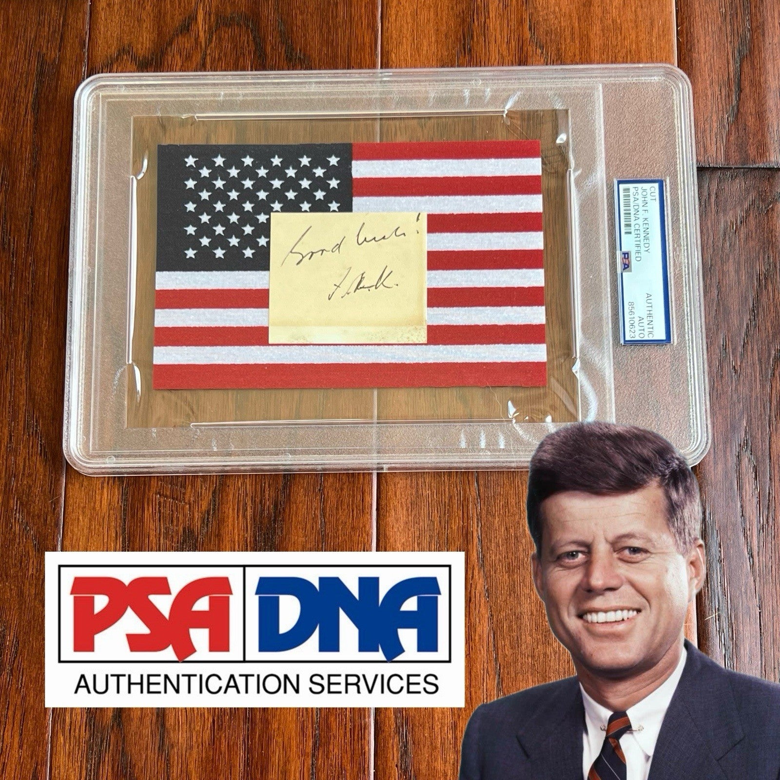 JOHN F. KENNEDY * PSA * Autograph Signature Signed "JFK" Inscription President