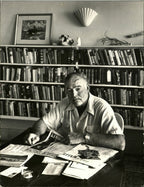 ERNEST HEMINGWAY * JSA * Autograph Book Signed from His Personal Library * Cuba