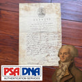 MAXIMILIEN ROBESPIERRE * PSA * Autograph "REIGN OF TERROR" Public Safety SIGNED