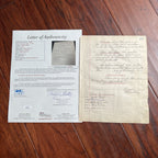 THOMAS EDISON * JSA LOA * AUTOGRAPH 1917 World War 1 Experiments Minutes SIGNED