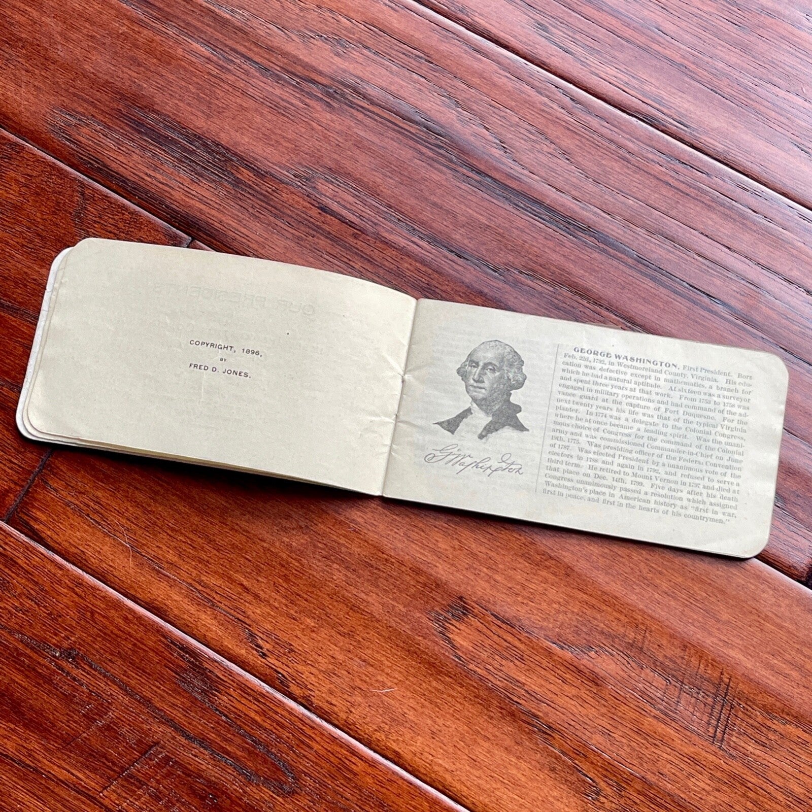 WILLIAM McKINLEY * PSA * Autograph OUR PRESIDENTS Oath of Office booklet SIGNED