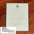 QUEEN ELIZABETH II * JSA * Autograph Letter DEATH OF HER FATHER Signed