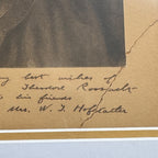 THEODORE ROOSEVELT * PSA/DNA * Autograph Portrait Photo Signed * 1917 Framed
