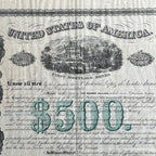 ANTONIO LOPEZ DE SANTA ANNA * PSA/DNA * Autograph Bond Certificate Signed Alamo