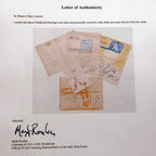 SALLY RIDE * Ride Estate Signed COA * Childhood DODGERS Drawing EX: Smithsonian