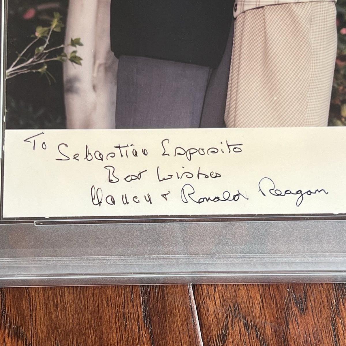 NANCY & RONALD REAGAN * PSA/DNA * Autograph Photo Portrait Signed * 1992