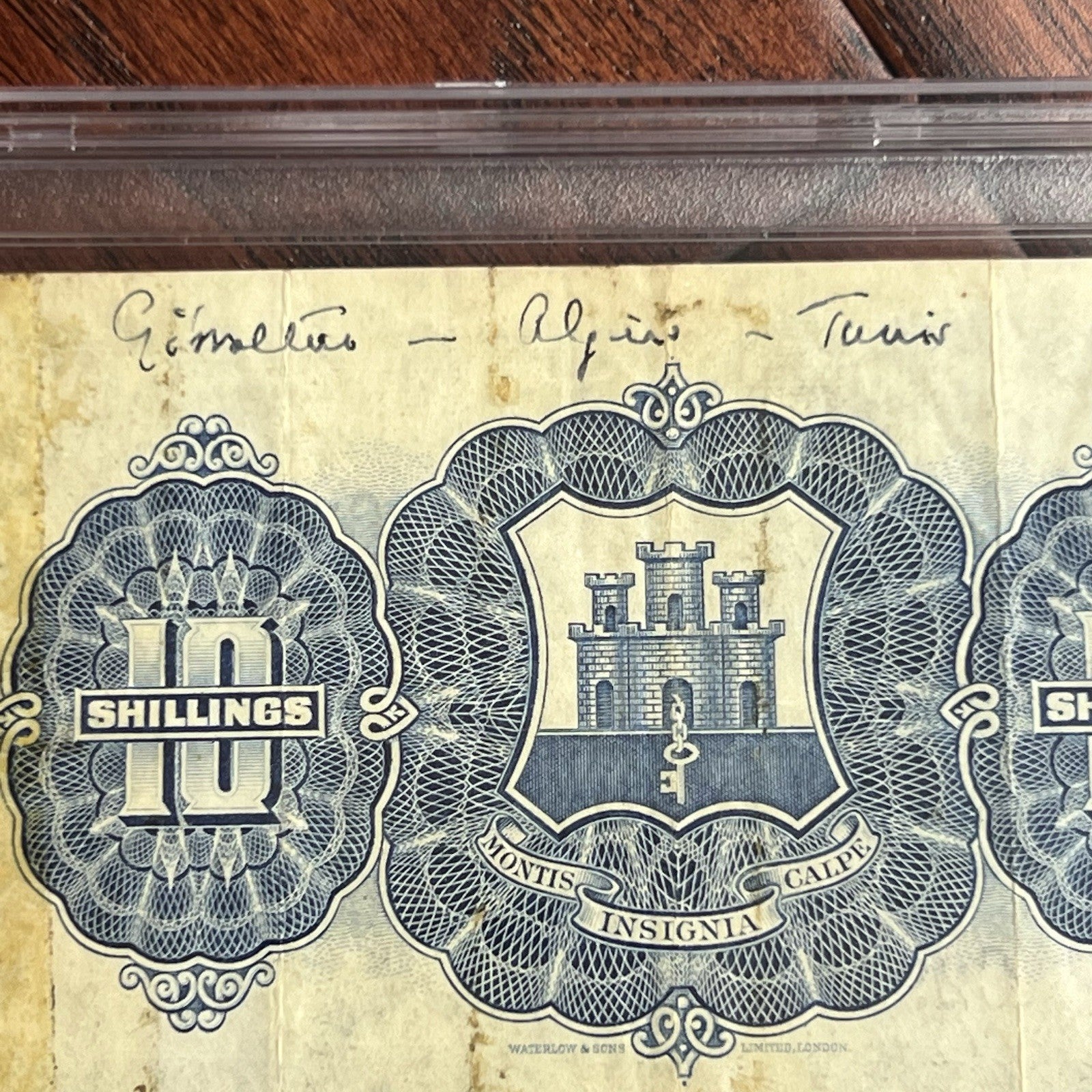 WINSTON S. CHURCHILL * Anthony Eden & Others 1943 SIGNED CURRENCY Autograph PSA