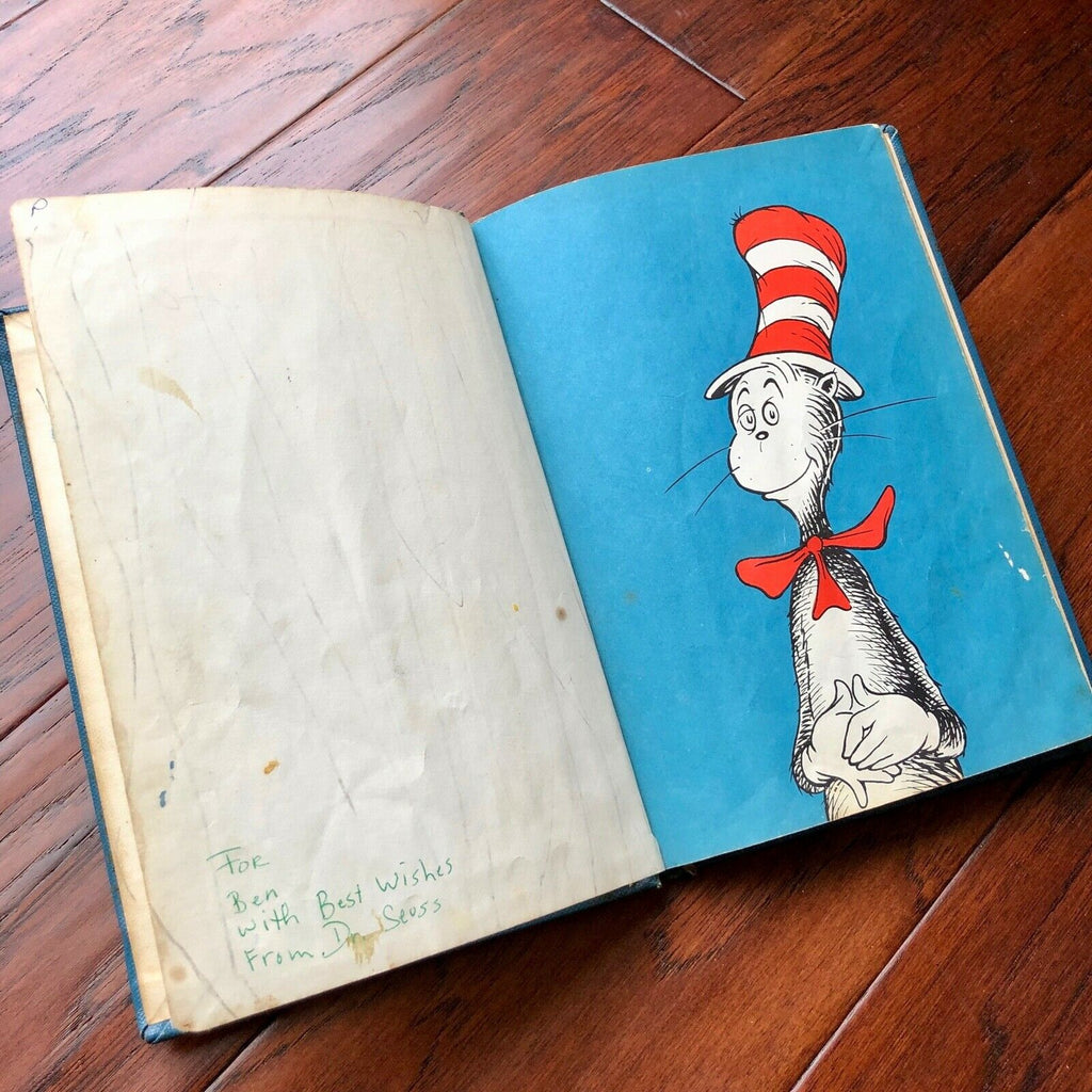 DR. SEUSS * BAS * Authentic AUTOGRAPH "Cat In The Hat" SIGNED * Kids Classic