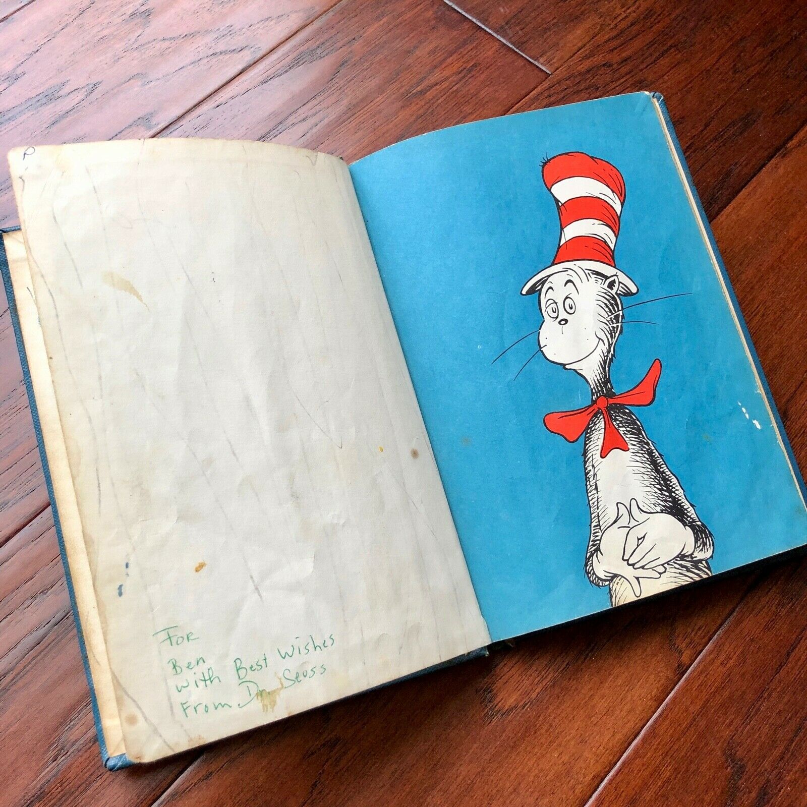 DR. SEUSS * BAS * Authentic AUTOGRAPH "Cat In The Hat" SIGNED * Kids Classic