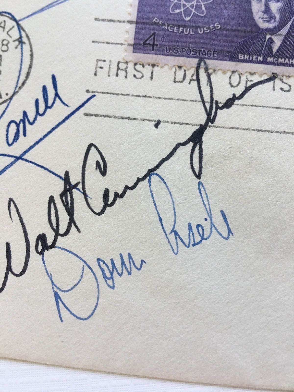 BUZZ ALDRIN * James LOVELL* Gene CERNAN * Autograph Signed FDC * Apollo 11