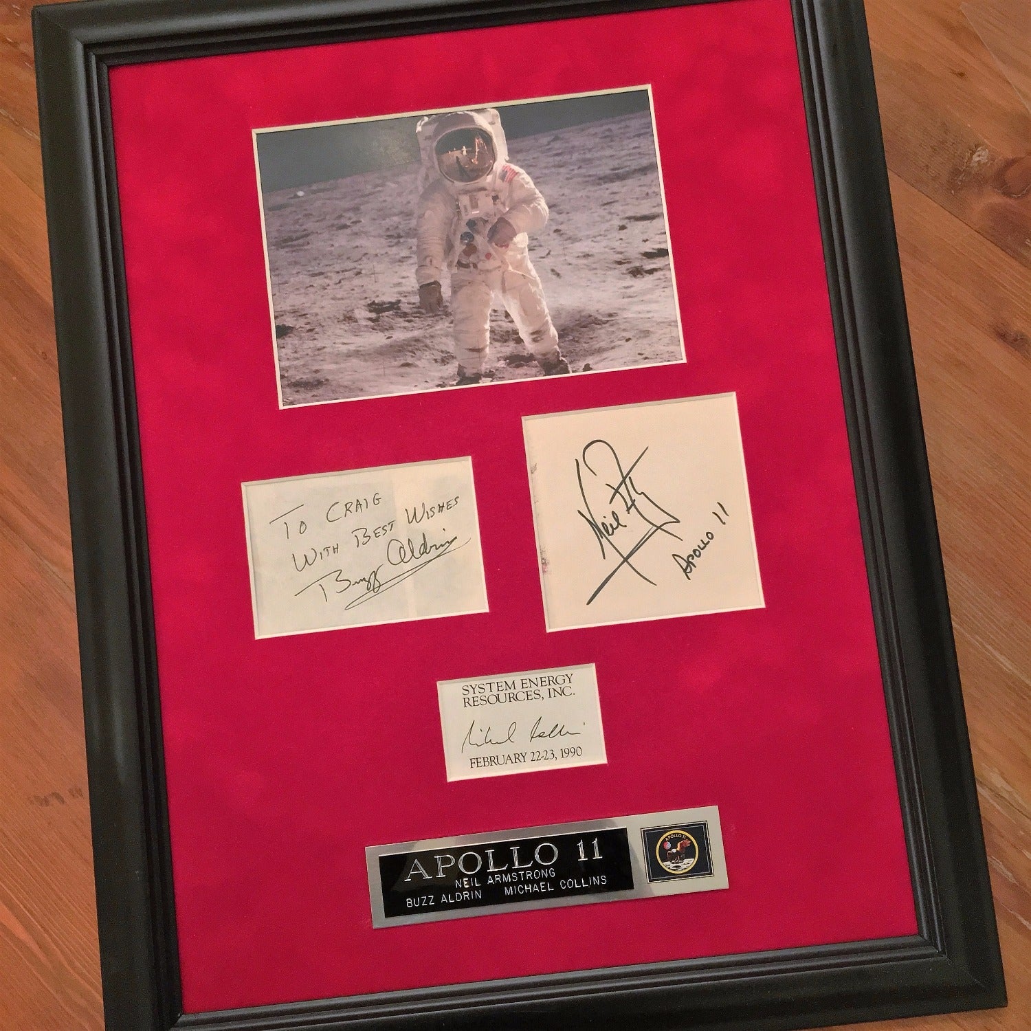 APOLLO 11 Crew Neil Armstrog, Michael Collins, and Buzz Aldrin