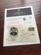 BUZZ ALDRIN * Gordon COOPER * CUNNINGHAM * Autograph Signed * JOHN KENNEDY FDC