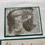 CLARA BARTON * JSA LOA * Red Cross Founder Mounted Autograph Cut Signed