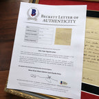 JOHN TYLER * BAS LOA * Handwritten Autograph 1832 Letter Signed * President