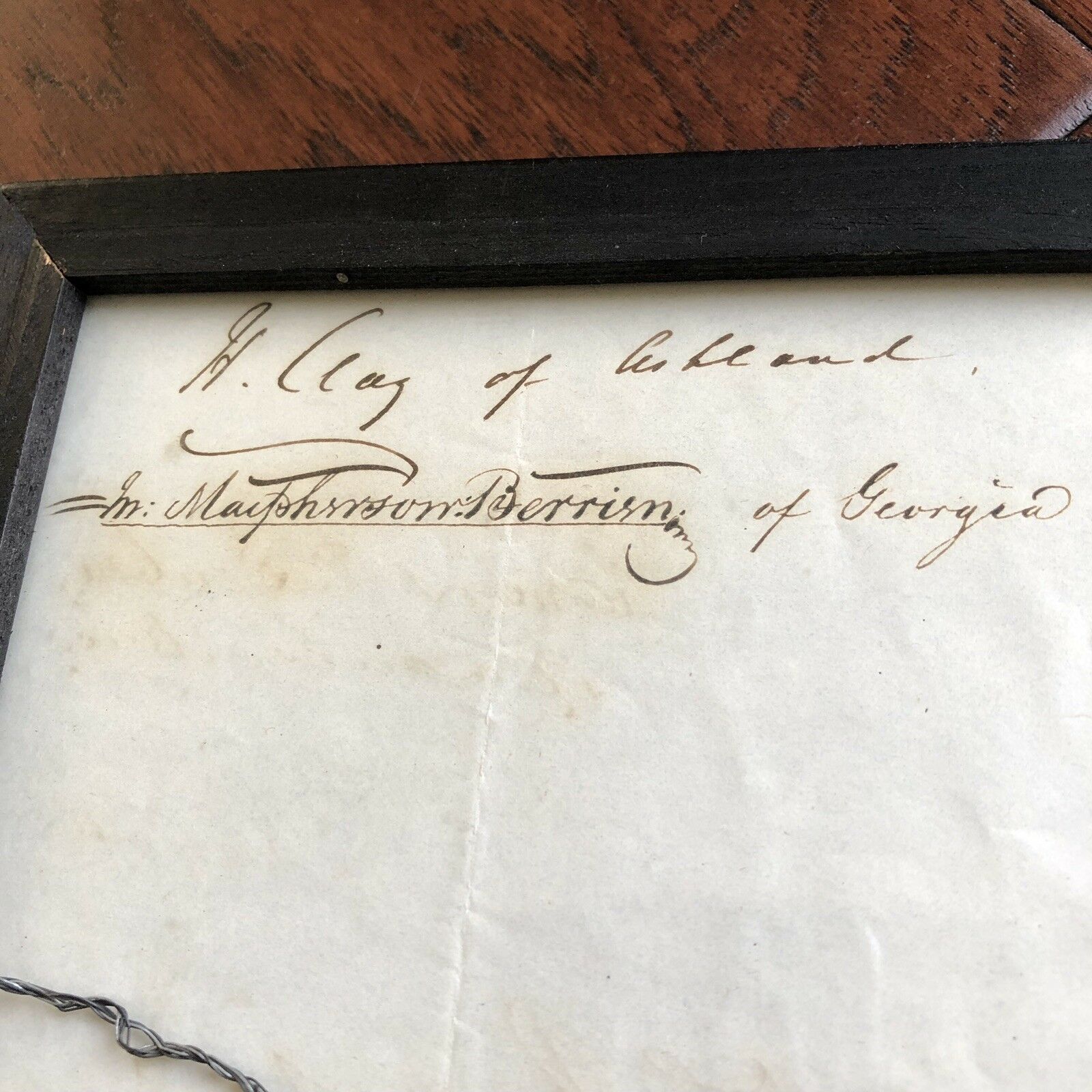 JOHN QUINCY ADAMS & MILLARD FILLMORE + Others * Hand Signed Autograph Pages *