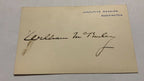 WILLIAM MCKINLEY * PSA/DNA Slab * Signed White House Card Autograph Signature