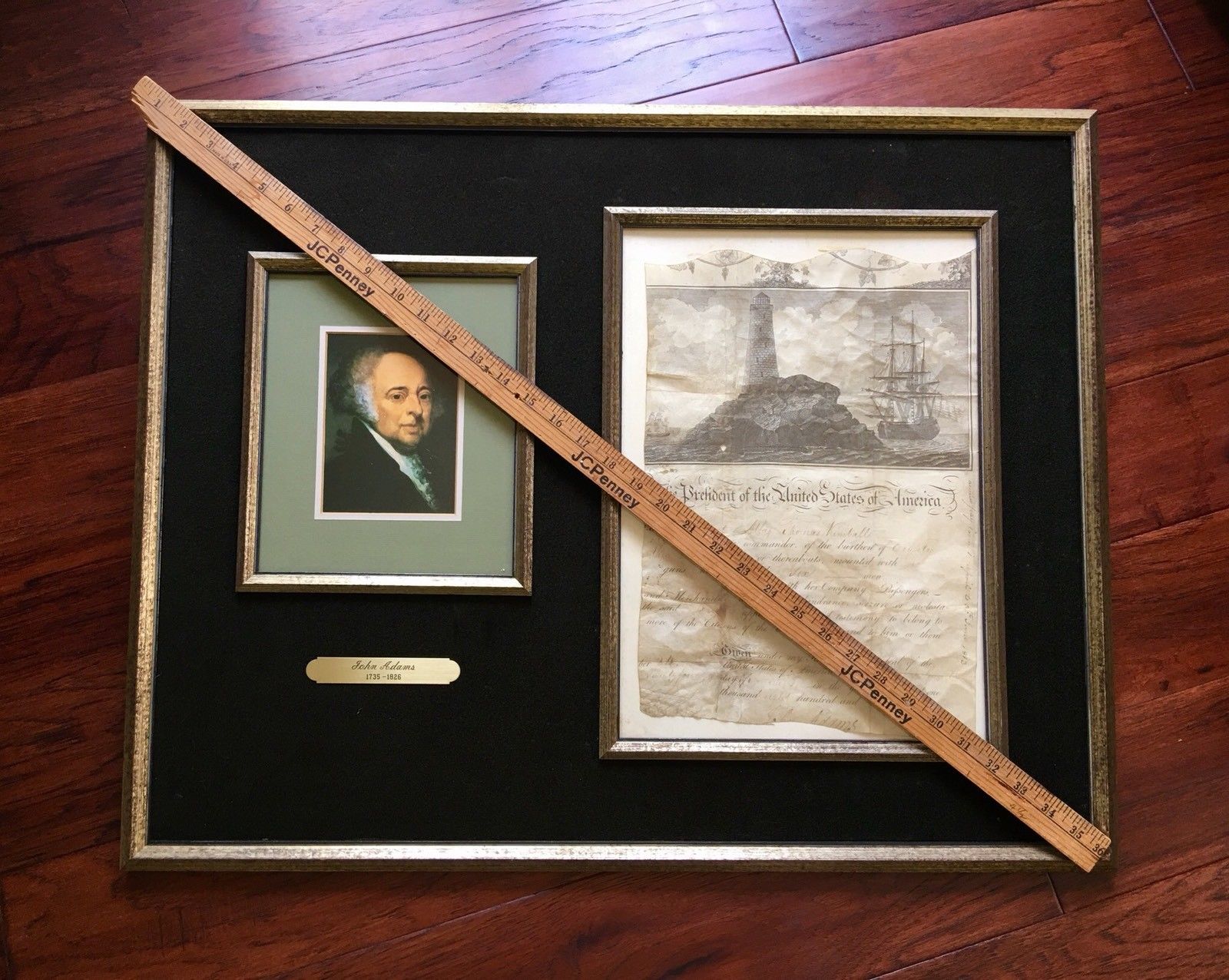 JOHN ADAMS * Scarce AUTOGRAPH Ships Paper SIGNED * AS PRESIDENT * Election Year
