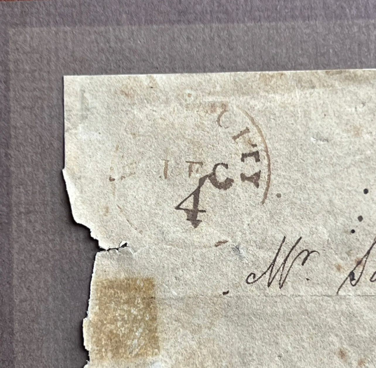 JAMES MONROE * JSA * Signed Free Frank Envelope Autograph As Secretary of State