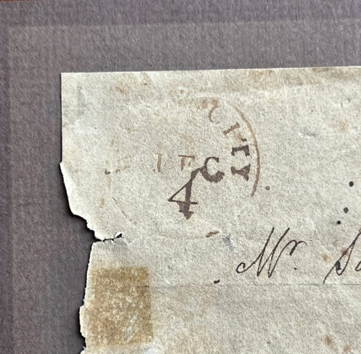 JAMES MONROE * JSA * Signed Free Frank Envelope Autograph As Secretary of State