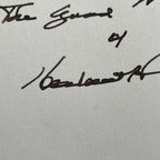 HERBERT HOOVER * JSA * Signed 11x14 Engraving Autograph Official BEP Portrait