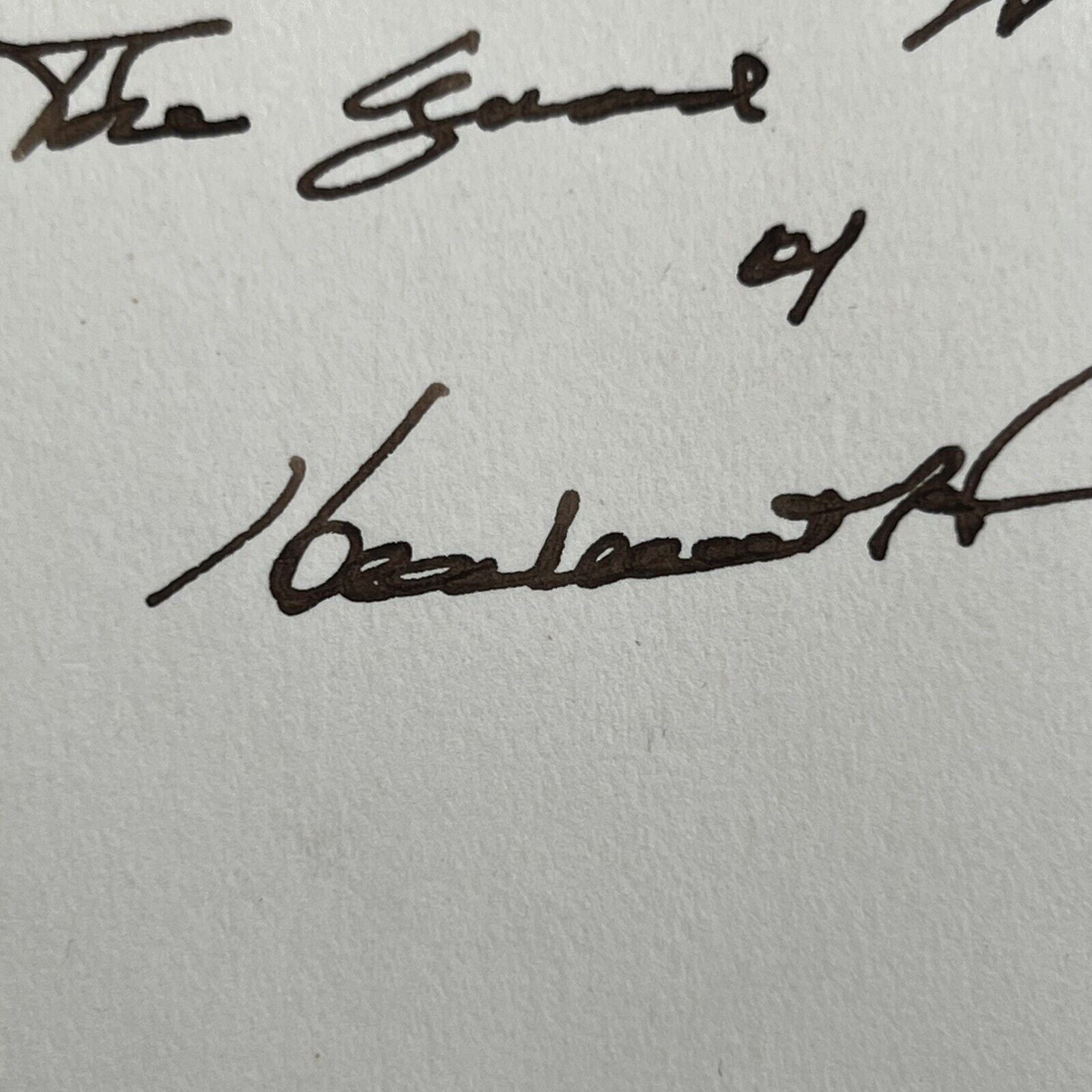 HERBERT HOOVER * JSA * Signed 11x14 Engraving Autograph Official BEP Portrait