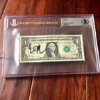 ELON MUSK * BAS Beckett * Graded 10 Autograph Dollar Bill Signed *