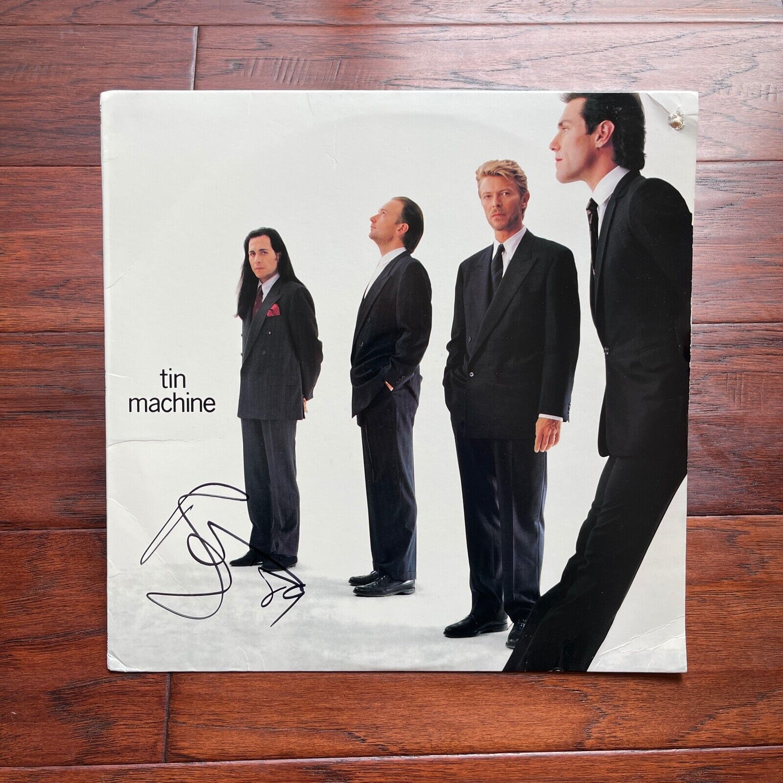 DAVID BOWIE * PSA/DNA * Signed TIN MACHINE LP Autograph Album Record