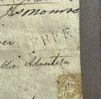 JAMES MONROE * JSA * Signed Free Frank Envelope Autograph As Secretary of State