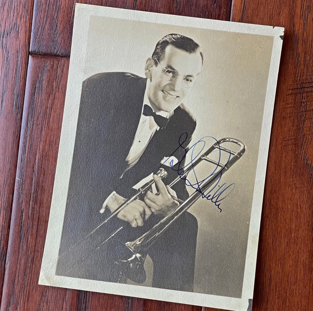 GLENN MILLER * PSA/DNA * Scarce AUTOGRAPH Photo Boldly SIGNED * Vanished