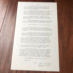 GERALD FORD * JSA LOA * Inauguration Speech Autograph Typescript Signed