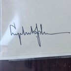 LYNDON B. JOHNSON * BECKETT BAS SLAB * GRADED MINT 9 Autograph Bookplate Signed