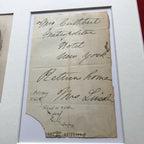MARY TODD LINCOLN * BAS LOA * 1865 Executive Mansion Autograph Letter Signed *
