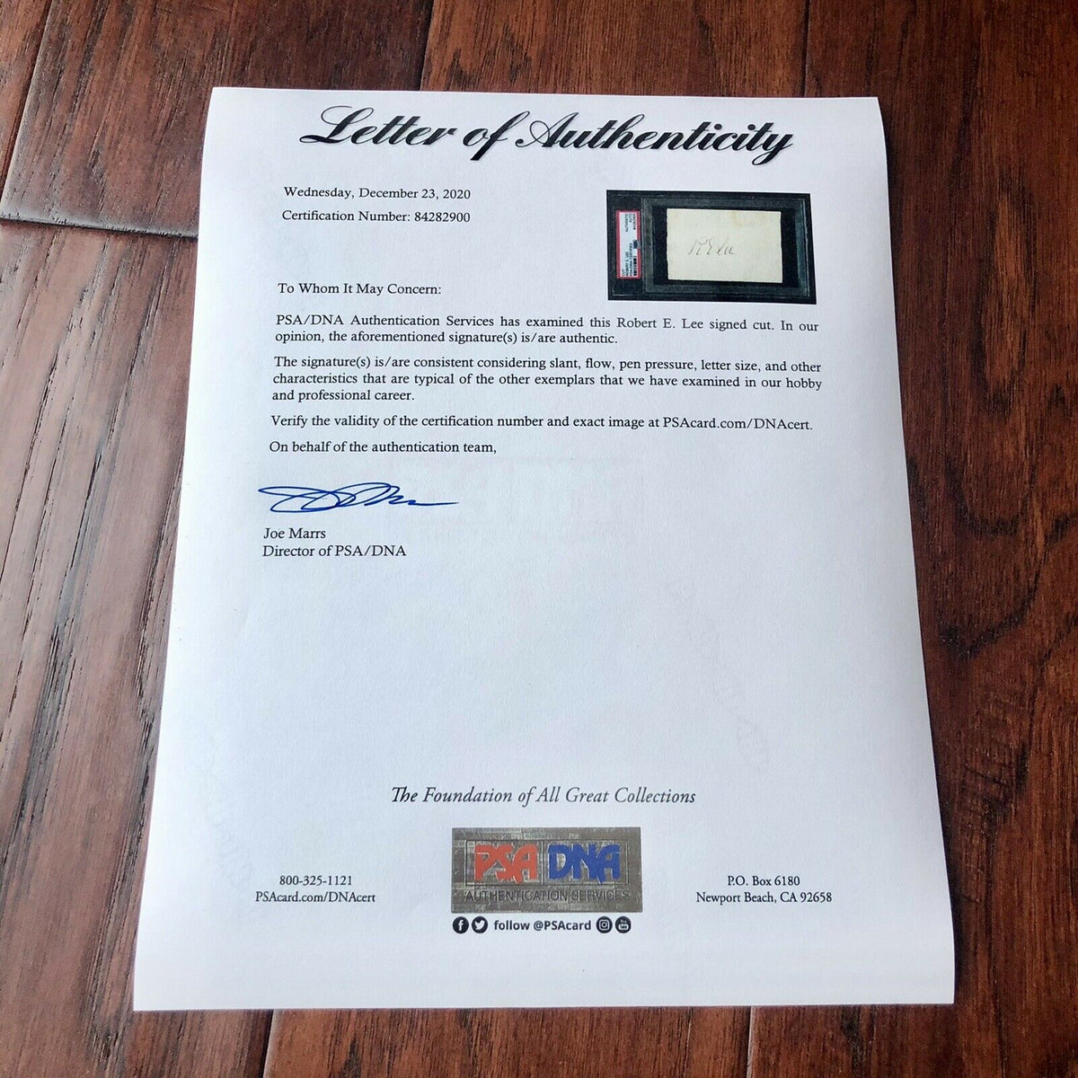 ROBERT E. LEE * PSA/DNA Slabbed * Confederate General Signed Autograph Signature
