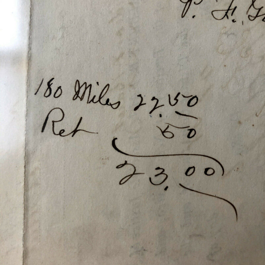 PAT GARRETT * PSA/DNA LOA * Autograph Warrant Signed * Billy the Kid Sheriff