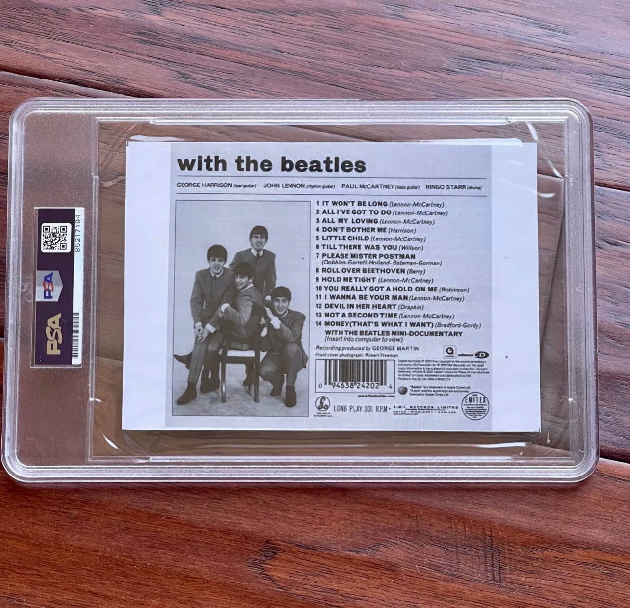 PAUL McCARTNEY * PSA/DNA * MEET THE BEATLES Autograph Custom Card SIGNED