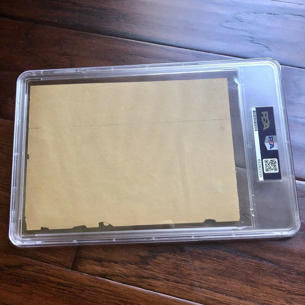 Thomas Edison * PSA/DNA Slab * Handwritten Autograph Note Signed * Encapsulated