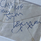 JOHN LENNON * JSA LOA * Autograph 1963 Envelope Signature Signed * The Beatles