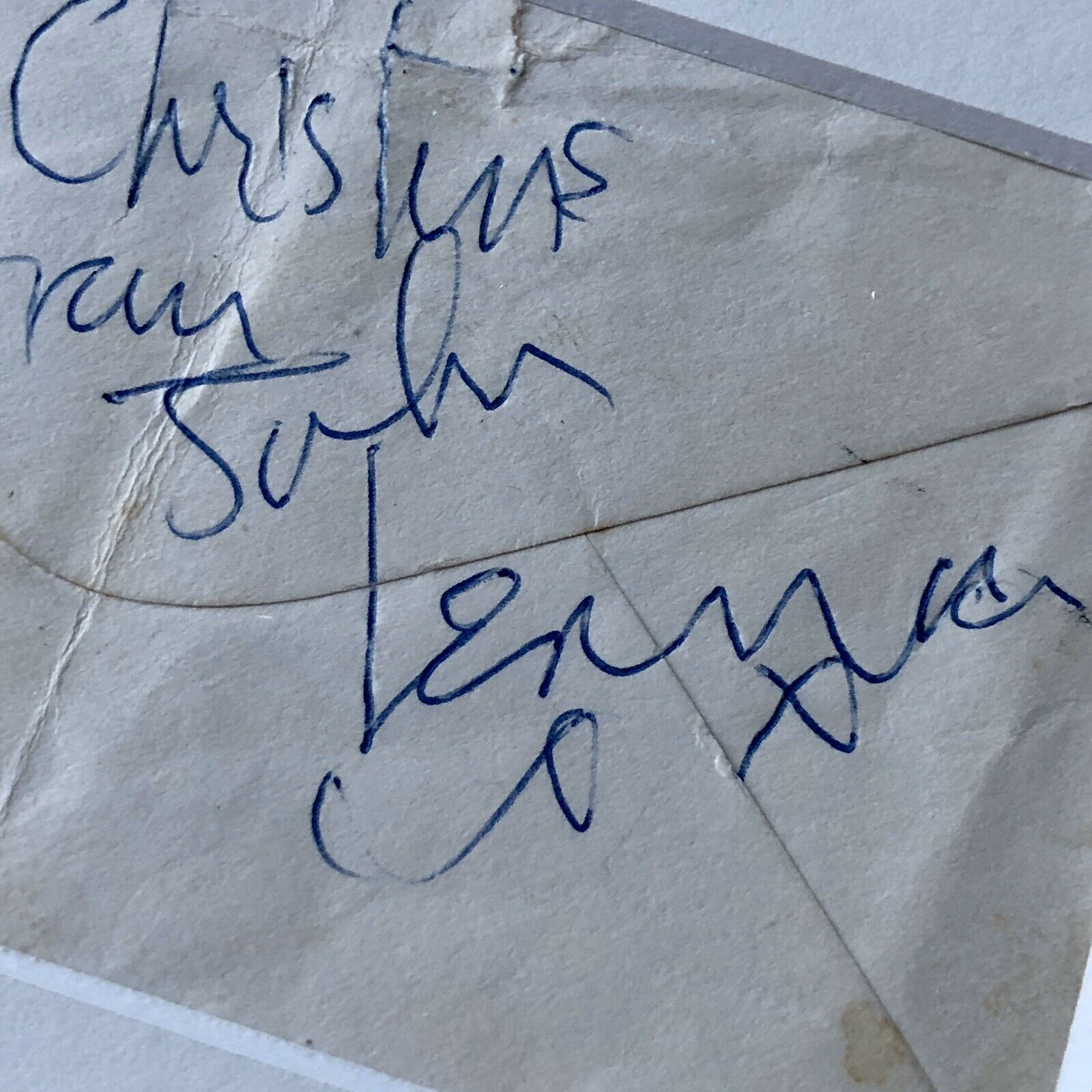 JOHN LENNON * JSA LOA * Autograph 1963 Envelope Signature Signed * The Beatles