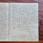 JOHN TYLER * PSA * Autograph Letter Signed Seeks Banker's Advice on Land Deal
